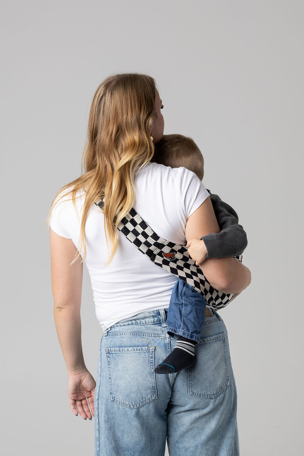 The Monarch Toddler Sling - Ebony Check